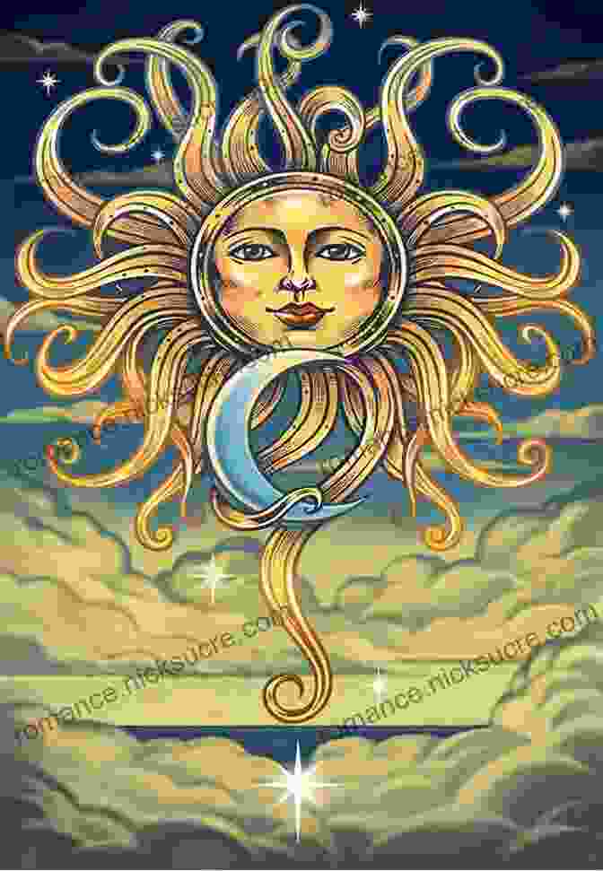 A Captivating Image Of The Sun And Moon Intertwining In A Cosmic Embrace Sacred Energies Of The Sun And Moon: Shamanic Rites Of Curanderismo