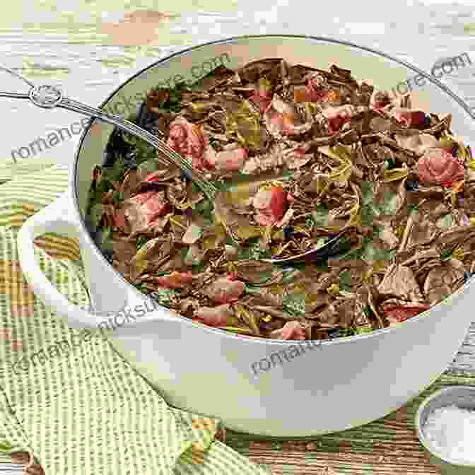 A Heaping Bowl Of Collard Greens Cooked With Smoked Ham Hocks Savory Meat Pies Pastries: Main Dish Dinner Meals (Southern Cooking Recipes)