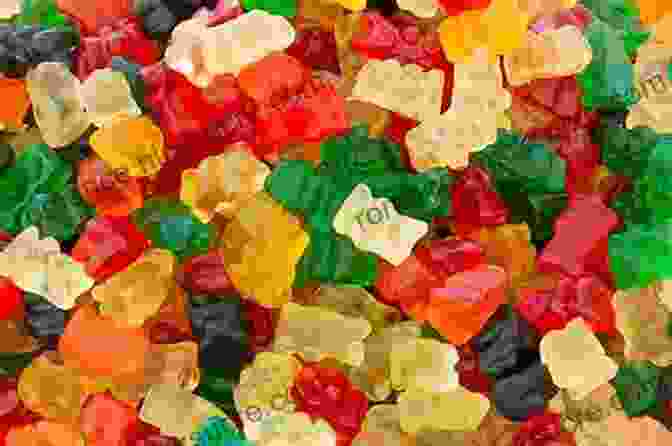 A Photograph Of A Colorful Assortment Of Childhood Candy Favorites, Including Gummy Bears, Jelly Beans, And Chocolate Bars. Southern Homemade Candy Collection: Fudge Truffles Toffees Brittle More (Southern Cooking Recipes)