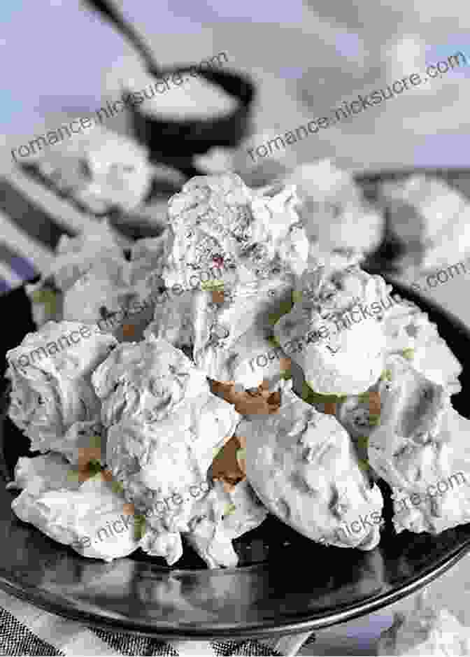 A Photograph Of A Fluffy, White Divinity Candy, Piled High In A Glass Bowl. Southern Homemade Candy Collection: Fudge Truffles Toffees Brittle More (Southern Cooking Recipes)