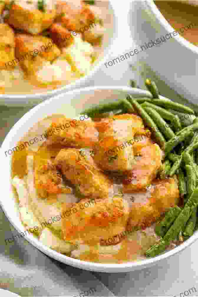 Golden Brown Fried Chicken On A Plate With Mashed Potatoes And Gravy Ultimate Soup Sandwich Cookbook: Easy Hearty Delicious Meals For Everyday (Southern Cooking Recipes)