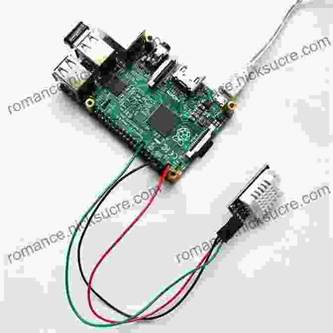 Raspberry Pi Connected To A Temperature And Humidity Sensor Module Raspberry Pi Electronics Projects For The Evil Genius