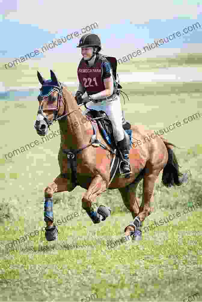 Young Eventing Rider Competing In The Cross Country Phase Florida Equine Athlete: July 2024