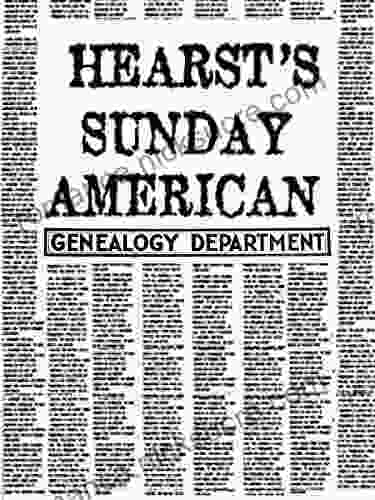 HEARST S SUNDAY AMERICAN Genealogy Department